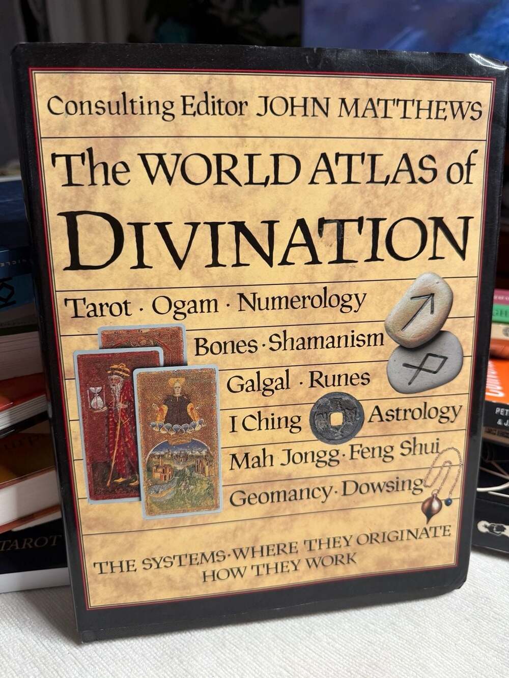 The World Atlas of Divination by John Matthews Hardcover Book